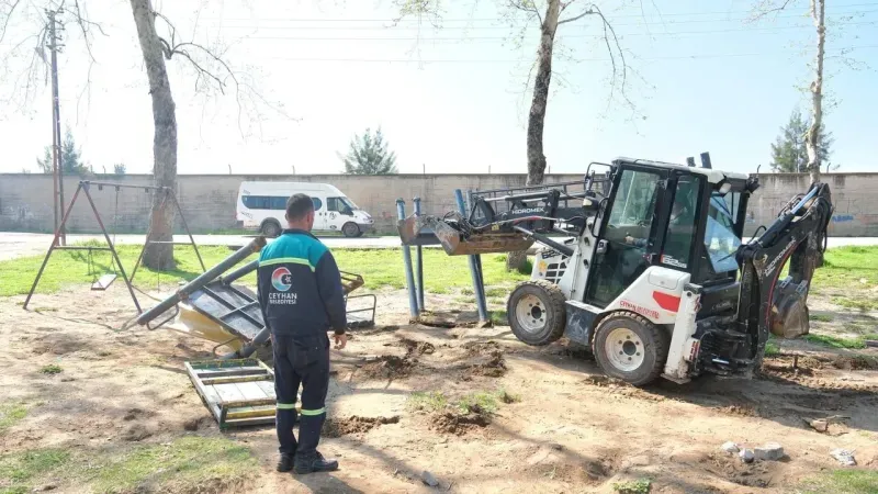Ceyhan’da Çocuklar ve Gençler İçin Sosyal Alanlar Yenileniyor