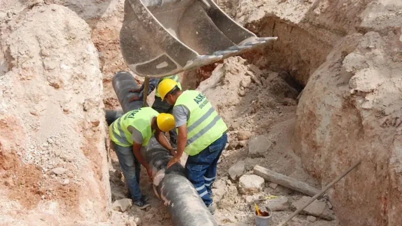 ASKİ, Sarıçam Akkuyu'da 26 Kilometrelik Su Hattını Tamamladı